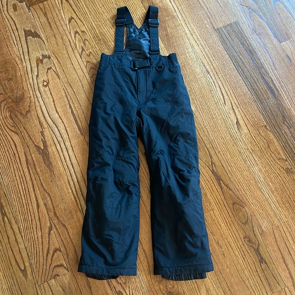 Black Dot Black Ski Bib, Medium